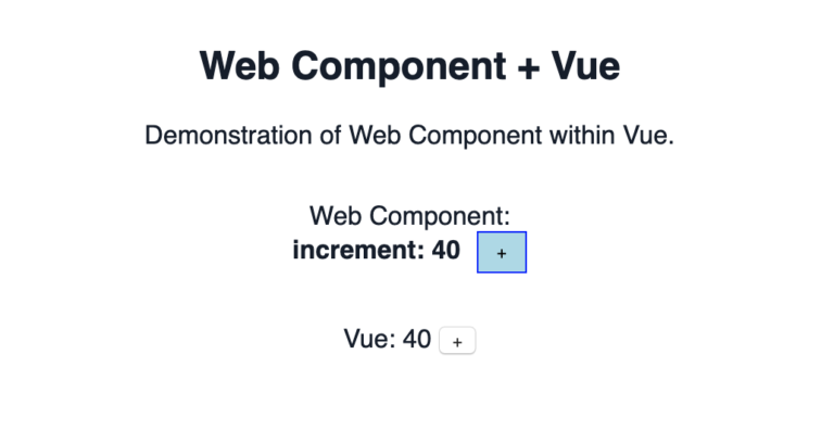 create web component with vue 3